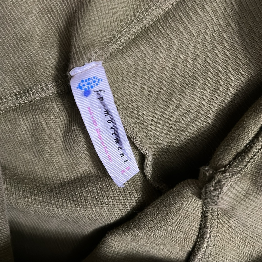 FP Movement Pants Flare Right On High Rise Olive Green - Picture 3 of 7